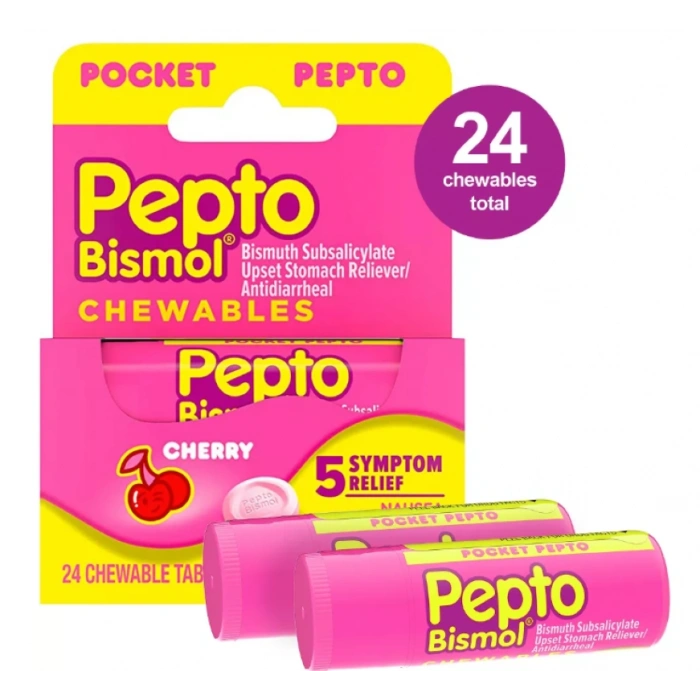 Pepto Bismol Chery 24 Tablets