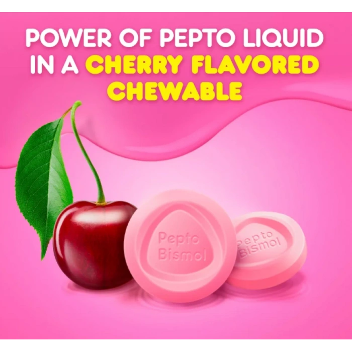 Pepto Bismol Chery 24 Tablets