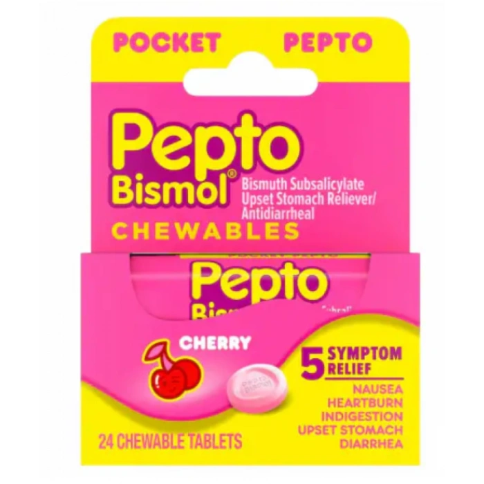 Pepto Bismol Chewables 24 Chewable Tablet