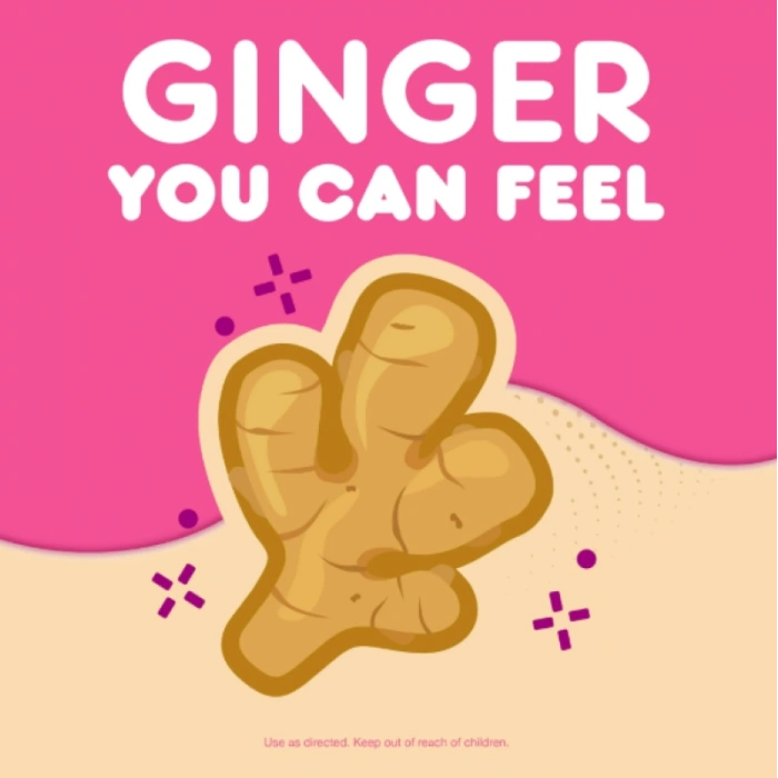 Pepto Bismol Nauseds Gınger Gummy Berry Cıtrus Flavored 24 Gummıes