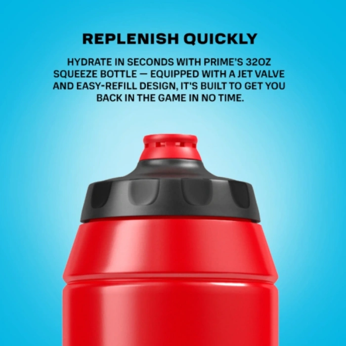 Preme Hydratıon Squeeze Bottle 1 L Tropical Punch Sıkılabilir Plastik Şişe Kırmızı Renk 1 Litre