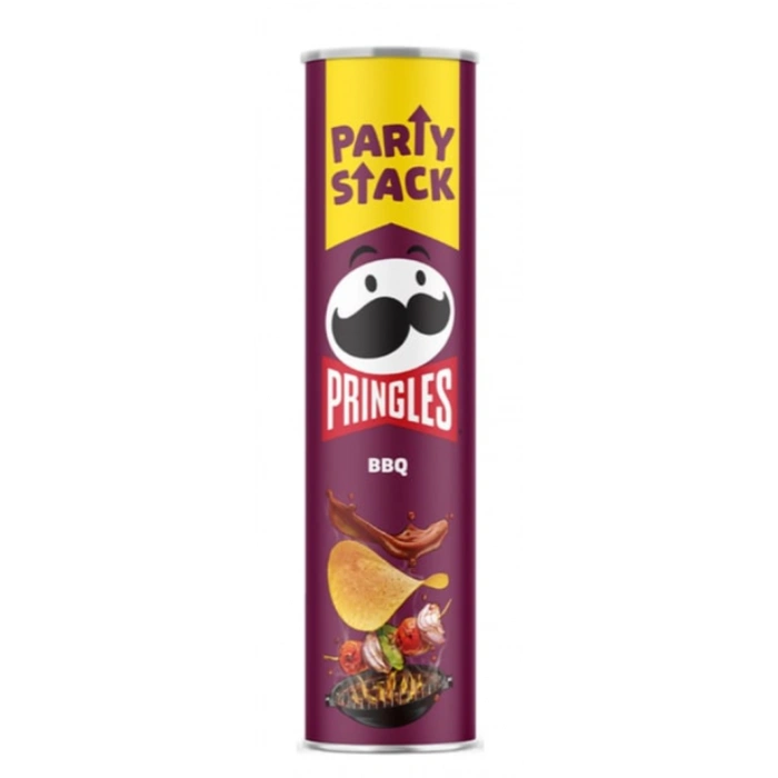 Prıngles Party Stack BBQ Flovored Con Sabor Potato Chips 203 g