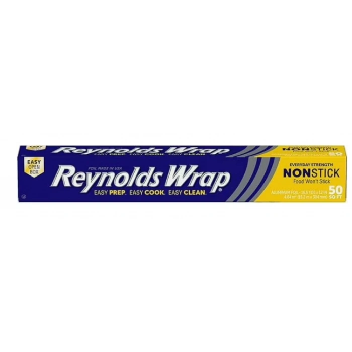 Reynolds Wrap Easy Prep Cook Clean Everday Strength Nonstıck Alumınum Folyo