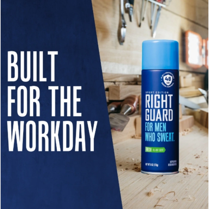 Rıght Guard Sport Edıtıon For Men Who Sweat Fresh All-Dry Scent Sprey Pudralı Deodrant 170 g