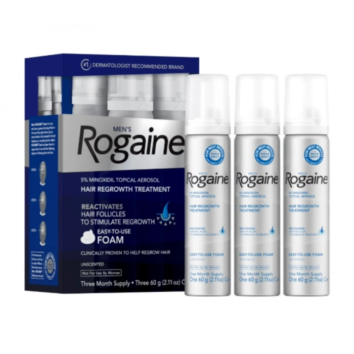 Saç Bakım Köpüğü Topıcal Aerosol Haır Regrowth Treatment Reactıvates Foam 60 g X 3 Adet