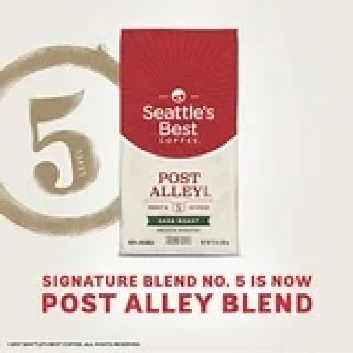 Seattles Best Coffee Post Alley Dark Roast Smooth Roasted % 100 Arabıca Ground Coffee 340 gr