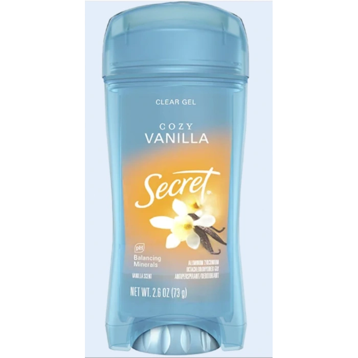 Secret Clear Gel Cozy Vanılla Jej Deodorant 73g