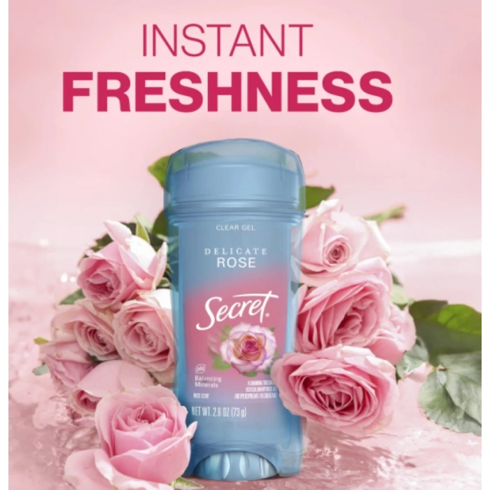 Secret Delıcate Rose Clear Gel Deodorant 73 g