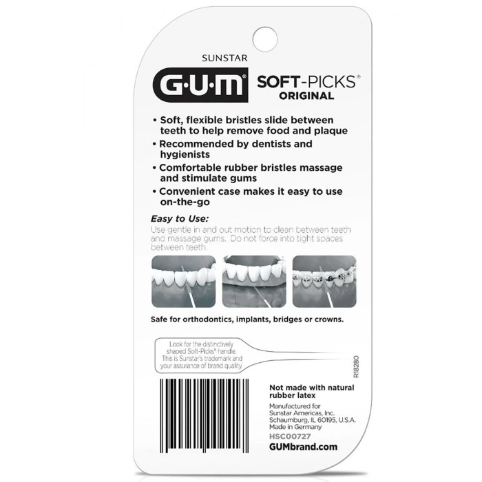 Soft Picks Diş Arası Temizleme Arayüz Fırçası Kürdan 50 Adet