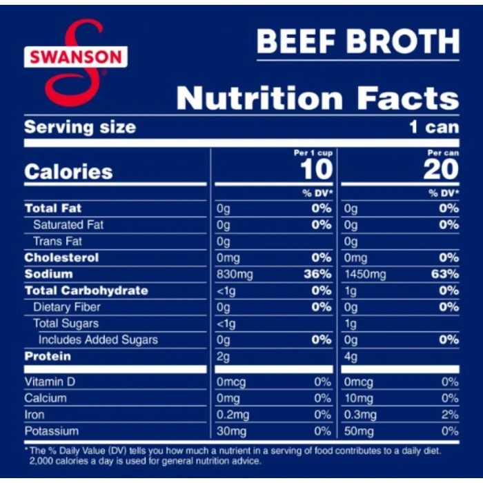 Swanson Beef Broth Et Suyu 411 gr