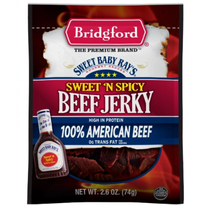 Sweet Baby Rays Sweetn Spicy Beef Jerky Kurutulmuş Et 74 g