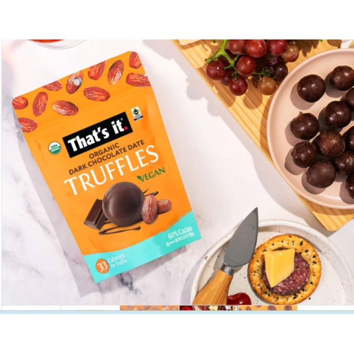 Thats İt Organıc Dark Chocolate Date Truffles Vegan 100 gr