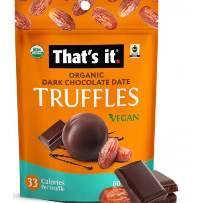 Thats İt Organıc Dark Chocolate Date Truffles Vegan 100 gr