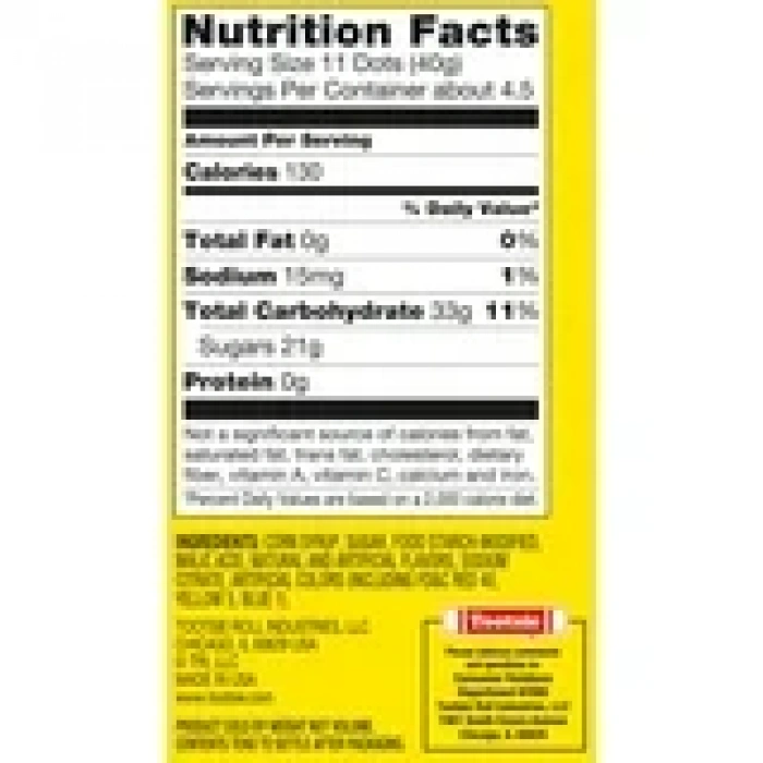 Tootsie Dots Assorted Fruit Flavored Gumdrops 184 gr