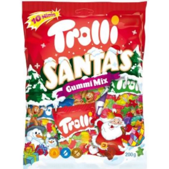 Trolli Santas Gummi Mix 10 Minis 200 gr
