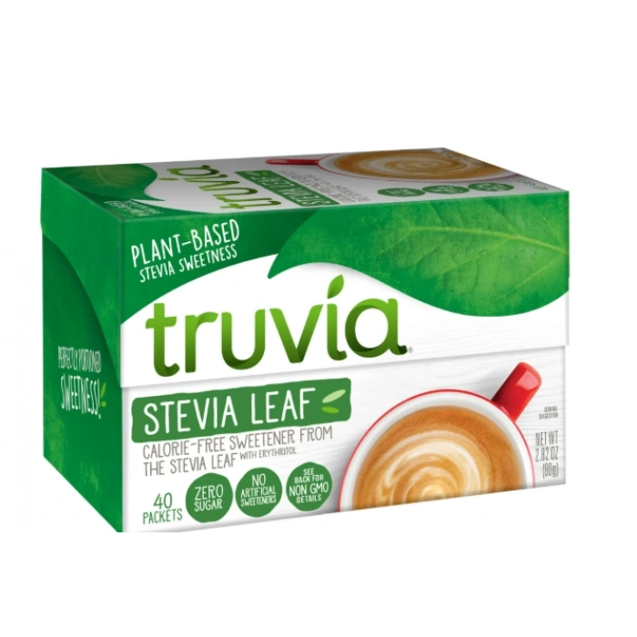 Truva Stevıa Leaf Calorie Free 40 Packet
