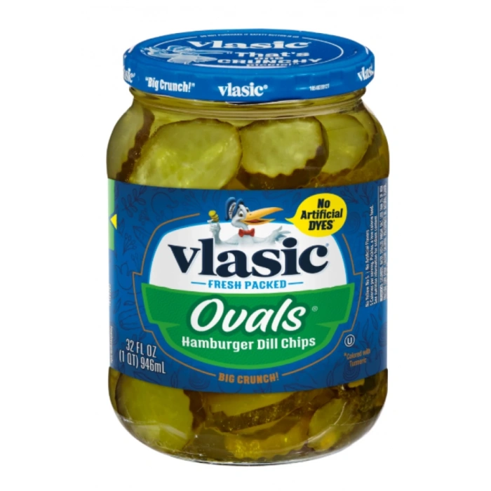 Vlasic Fresh Packed Ovals Hamburger Dill Chips 946 gr