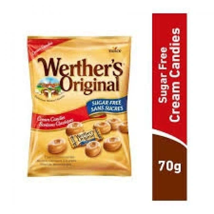 Werthers Original Cream Candies Sugar Free Sans Sucres Şekerleme 70 gr