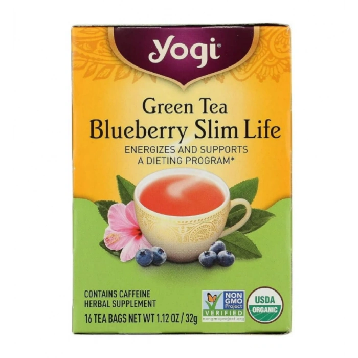 Yogi Green Tea Blueberry Slim Life 16 Adet Poşet Çay 29 gr