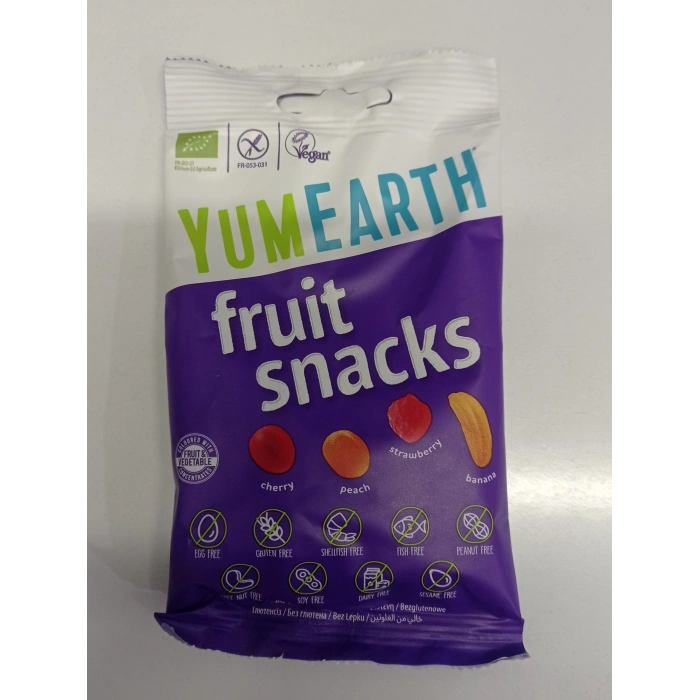 Yumearth Fruit Snacks Atıştırmalık Meyve Aromalı Şekerleme 50 g