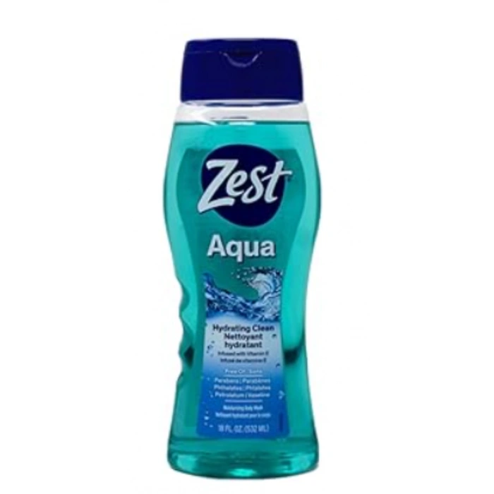 Zest Aqua Hydrating Clean Nettoyant Hydratant Body Wash 532 ml