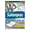 Lidocaine 4% Pain Relieving Gel Patch 6 Adet