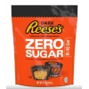 Zero Sugar Miniatures Bitter Çikolata Fıstık Ezmeli Kupalar Küçük Boy, Tek Tek Paketlenmiş Şekersiz Çikolatalar 144 gr