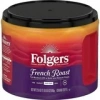 Folgers French Roast Med-dark Ground Coffee 640 gr