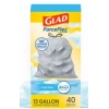 Glad Force Flex 2 Layers Extra Leak Protectıon Fresh Clean Febreze 40 Bags Çöp Poşeti