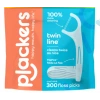 Plackers Happy Mouth Happy Twin Line Cleans Twice As Nice Cool Mint 300 Floss Picks