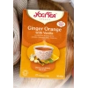 Yogı Tea Organıc Ginger Orange With Vanilla Avurvedıc Blend Wıth Gınger Orange Peel Vanılla 17 Teabags 30,6 gr