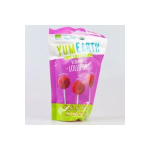 Organıc Lollipops Vitamin C Gluten Free 14 Pops 87 gr