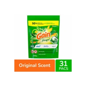 Flings 3 in 1 Oxi Febreze Original 31 Pacs Deterjan 629 gr