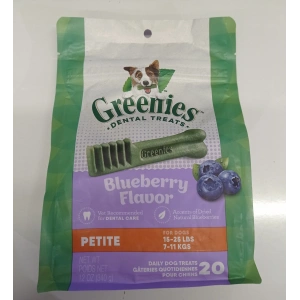 Greenies Dental Treats Blueberry Flavor Petıte Doğal Köpek Ödülü 340 gr