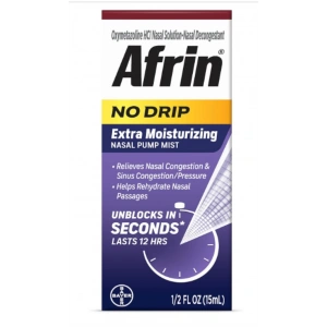 Afrin No Drıp Extra Moısturizing Nasal Pump Mıst 15 ml