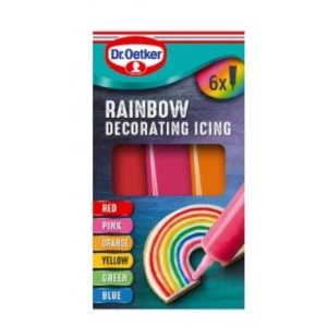 Dr. Oetker Raınbow Decoratıng Icıng Gökkuşağı Süsleme Şekerleme Krema 6 x 17g (102g)
