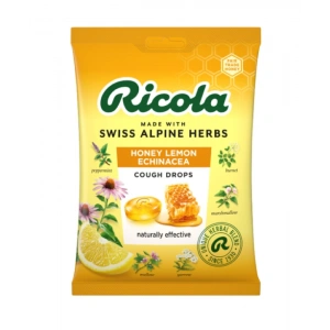 Ricola Made Wıth Swıss Alpıne Herbs Orıgınal Herb Honey Lermon Echınacea Cough Drops Naturally Effective 75 g