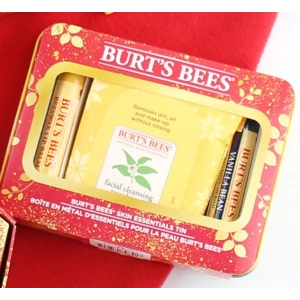 Burts Bees Skın Essentıals Tın Boıte en Metal Essentıals Pour la Peau 3lü Set