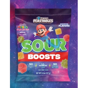 Mr Beast The Marıo Galaxy Movıe Assrted Flavors Sour Boosts Gummy Candy Şekerleme 127 gr