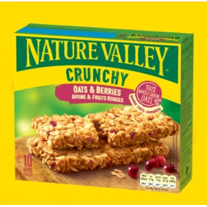Nature Valley Crunchy Oats & Berrıes Avoıne& Fruıts Rouges 5 x 42 210 g
