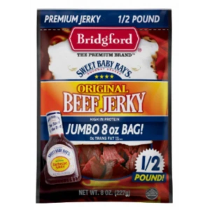 Bridgford Sweet Baby Rays Sweet Orıgınal Beef Jerky  Kurutulmuş Et 227 gr