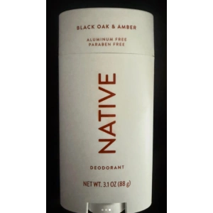 Natıve Black Oak & Amber Alumınum Free Paraben Free Stick Deodorant 88 g