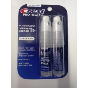 Crest Pro Health Cpc Antıbacterıal Sprey Germ Kıll Breath Mıst Clean Mınt 2 li Ağız Spreyi 7 x 2 14 ml