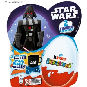 Kinder Überrasschung Star Wars 2 Fıguren Garantıert Sürpriz Yumurtalar 20 g