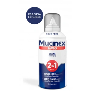 Mucınex Sınus Salıne Nasal Sprey 2 ın 1 nozzle 127 g