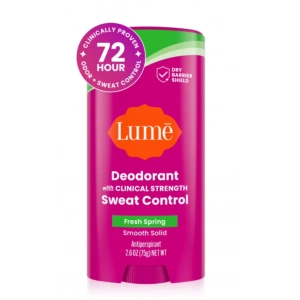 Lume Deodorant With Clınıcal Strength Sweat Control Fresh Spring Smooth Solid Antiperspirant Deodorant 75 g