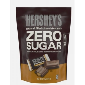 Şekersiz Çikolatalı Karamel Aspartamsız Mini Paket Zero Sugar Çikolata 144 gr
