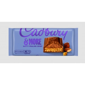 Cadbury More Nutty Pralıne Crısp Çikolata 180 g
