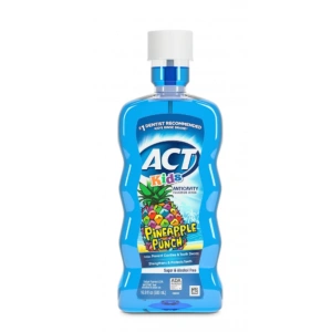 Act Kids Antıcavıty Fluorıde Rınse Pineapple Punch Çocuk Gargarası 500 ml