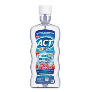 Act Kids Antıcavıty Fluorıde Rınse Pure Protech Simply Strawberry Çocuk Gargarası 500 ml